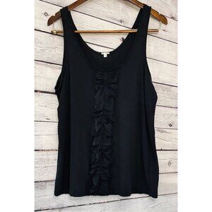 J. Crew Lace Trim Tank Top Women's SIZE XL